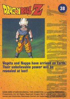 2000 ArtBox Dragon Ball Z Chromium #38 Vegeta and Nappa have arrived on Earth. Thei Back