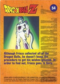 2000 ArtBox Dragon Ball Z Chromium #54 Although Frieza collected all of the Dragon Back