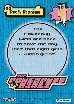2000 ArtBox Powerpuff Girls 1 #2 Save the day Back