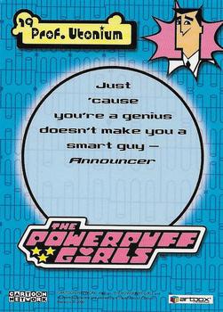 2000 ArtBox Powerpuff Girls 1 #19 Smart guy Back
