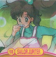 2000 ArtBox Sailor Moon Action Flipz #18 Lita / Sailor Jupiter Front