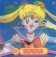 2000 ArtBox Sailor Moon Action Flipz #1 Serena / Sailor Moon Front