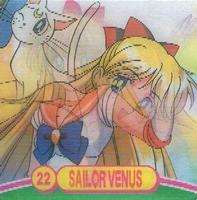 2000 ArtBox Sailor Moon Action Flipz #22 Mina / Sailor Venus Front