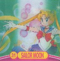 2000 ArtBox Sailor Moon Action Flipz #31 Sailor Moon Front