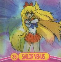 2000 ArtBox Sailor Moon Action Flipz #35 Sailor Venus Front