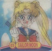 2000 ArtBox Sailor Moon Action Flipz #3 Serena / Sailor Moon Front