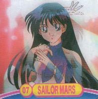 2000 ArtBox Sailor Moon Action Flipz #7 Raye / Sailor Mars Front