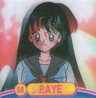 2000 ArtBox Sailor Moon Action Flipz #8 Raye / Sailor Mars Front