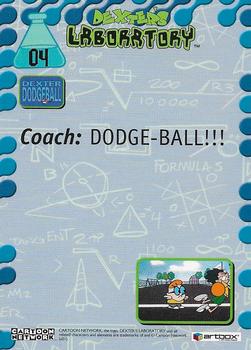 2001 ArtBox Dexter's Laboratory #04 Dodge-Ball!!! Back