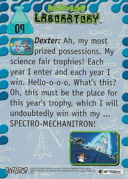 2001 ArtBox Dexter's Laboratory #09 Spectro-Mechanitron Back