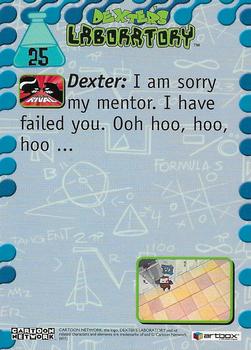 2001 ArtBox Dexter's Laboratory #25 I am sorry Back