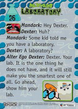 2001 ArtBox Dexter's Laboratory #26 Show him your lab Back