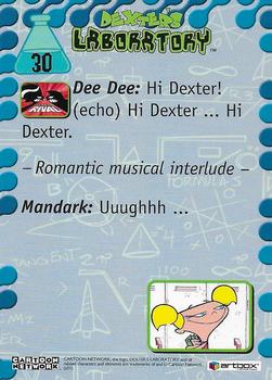 2001 ArtBox Dexter's Laboratory #30 Hi Dexter! Back
