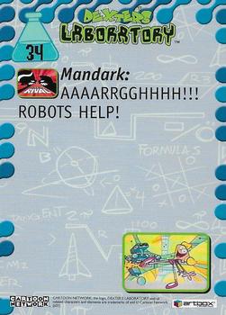 2001 ArtBox Dexter's Laboratory #34 Robots help! Back