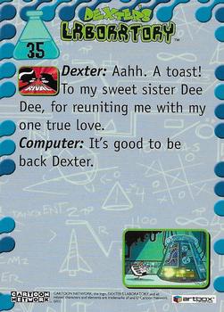 2001 ArtBox Dexter's Laboratory #35 My one true love Back