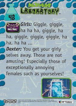2001 ArtBox Dexter's Laboratory #48 Exceptionally annoying females Back