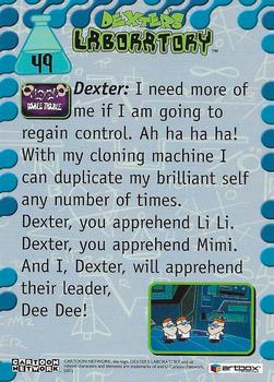 2001 ArtBox Dexter's Laboratory #49 I need more of me Back