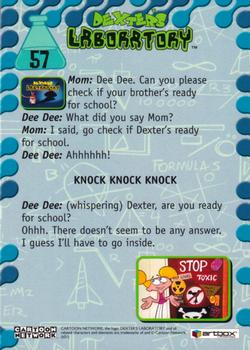 2001 ArtBox Dexter's Laboratory #57 Are you ready for school? Back