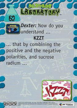 2001 ArtBox Dexter's Laboratory #62 Now do you understand Back