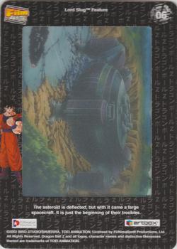 2002 ArtBox Dragon Ball Z Filmcardz #6 Lord Slug's mighty spacecraft Back