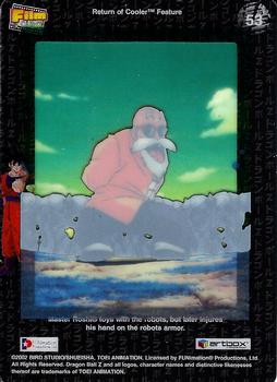 2002 ArtBox Dragon Ball Z Filmcardz #53 Master Roshi Back