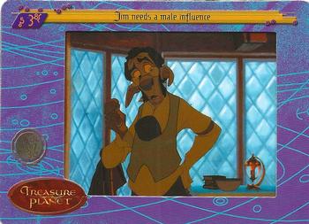 2002 ArtBox Treasure Planet FilmCardz #11 Jim needs a male influence Front