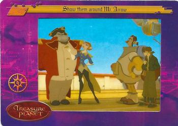 2002 ArtBox Treasure Planet FilmCardz #21 Show them around Mr. Arrow Front