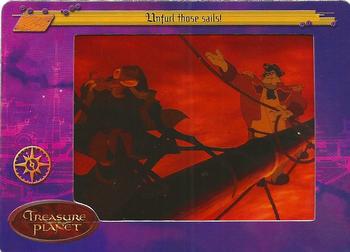 2002 ArtBox Treasure Planet FilmCardz #35 Unfurl those sails! Front