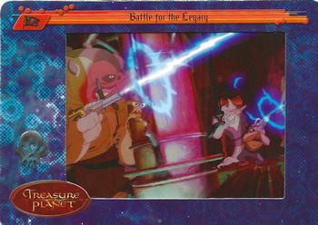2002 ArtBox Treasure Planet FilmCardz #43 Battle for the Legacy Front