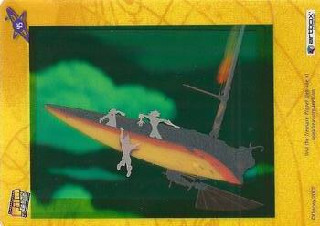 2002 ArtBox Treasure Planet FilmCardz #45 Hang on Jim! Back