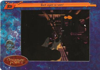 2002 ArtBox Treasure Planet FilmCardz #55 Back again so soon? Front