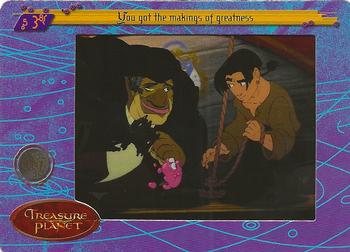 2002 ArtBox Treasure Planet FilmCardz #68 You got the makings of greatness Front