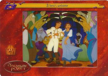 2002 ArtBox Treasure Planet FilmCardz #72 A hero's welcome Front