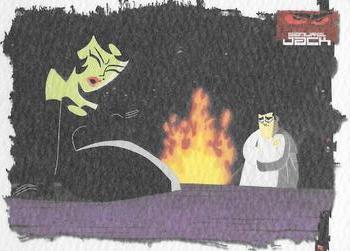 2002 ArtBox Samurai Jack #31 During a campfire meal the mystery woman intr Front