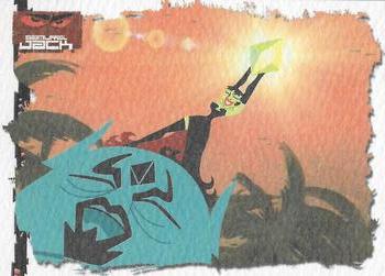 2002 ArtBox Samurai Jack #39 Ikra defeats the genie and holds the jewel up Front