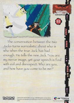 2002 ArtBox Samurai Jack #53 The conversation between the two Jacks turns Back