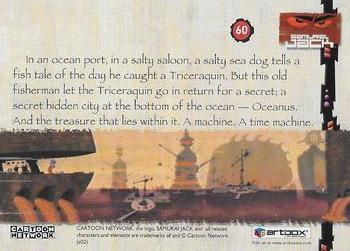 2002 ArtBox Samurai Jack #60 In an ocean port, in a salty saloon, a salty Back
