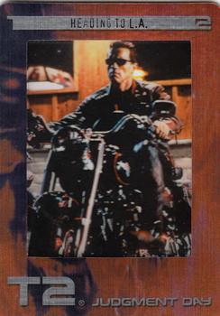 2003 ArtBox Terminator 2 FilmCardz #11 Heading to L.A. Front