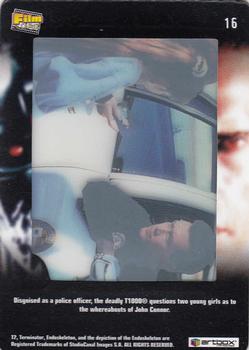 2003 ArtBox Terminator 2 FilmCardz #16 The Search for John Connor Back