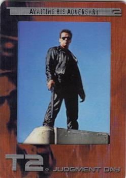 2003 ArtBox Terminator 2 FilmCardz #17 Awaiting His Adversary Front