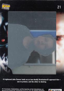2003 ArtBox Terminator 2 FilmCardz #21 A Frightened John Connor Back