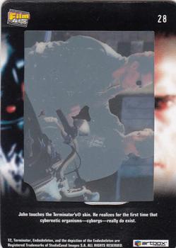 2003 ArtBox Terminator 2 FilmCardz #28 You Are a Terminator...Right? Back