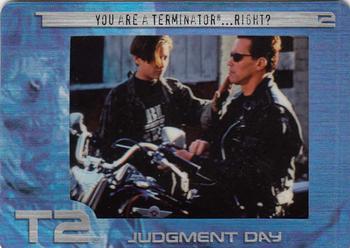 2003 ArtBox Terminator 2 FilmCardz #28 You Are a Terminator...Right? Front
