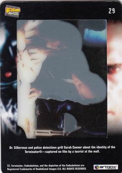 2003 ArtBox Terminator 2 FilmCardz #29 Interrogation Back