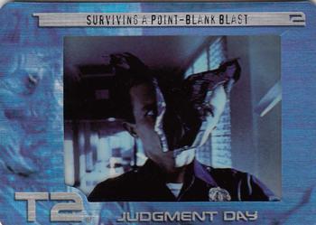 2003 ArtBox Terminator 2 FilmCardz #34 Surviving a Point-Blank Blast Front