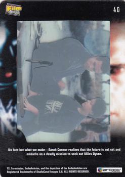 2003 ArtBox Terminator 2 FilmCardz #40 No Fate Back