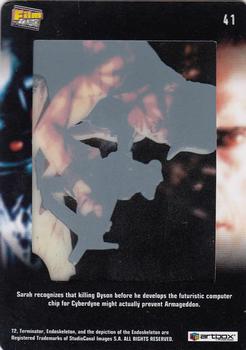 2003 ArtBox Terminator 2 FilmCardz #41 Zeroing in on Dyson Back