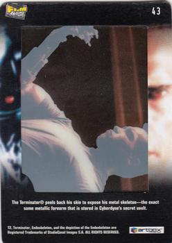 2003 ArtBox Terminator 2 FilmCardz #43 Dyson's Future Revealed Back