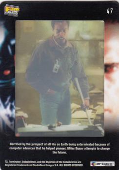 2003 ArtBox Terminator 2 FilmCardz #47 Dyson Destroys Life's Work Back