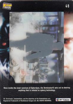2003 ArtBox Terminator 2 FilmCardz #48 Everything Must Be Destroyed Back